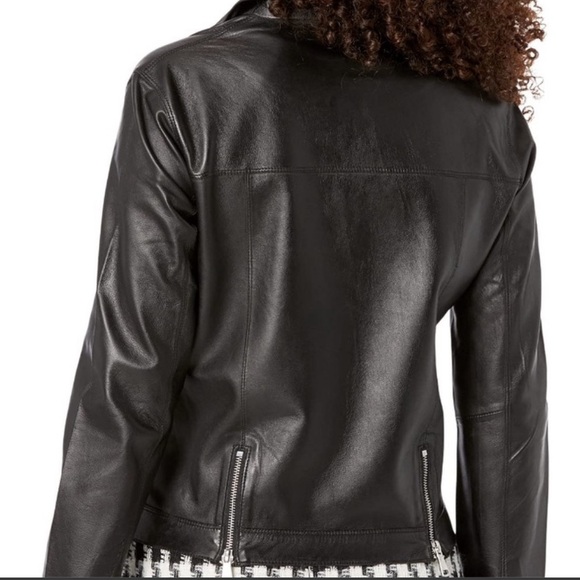 Jakett NYC leather trucker jacket. - Picture 2 of 8